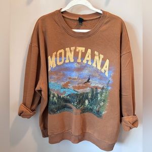 Vintage-Style Oversized Boyfriend Crewneck | XL